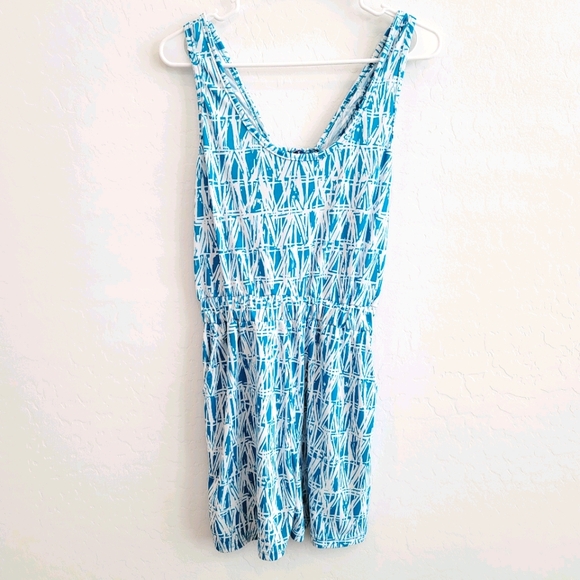 Uniti Casual Pants - Uniti Stretch Blue and White Romper Size Large
